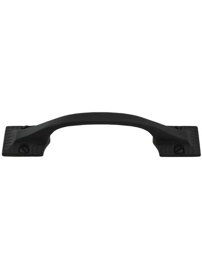 Vintage 1900 Cabinet Pull - 3 inch Center-to-Center in Black Iron.